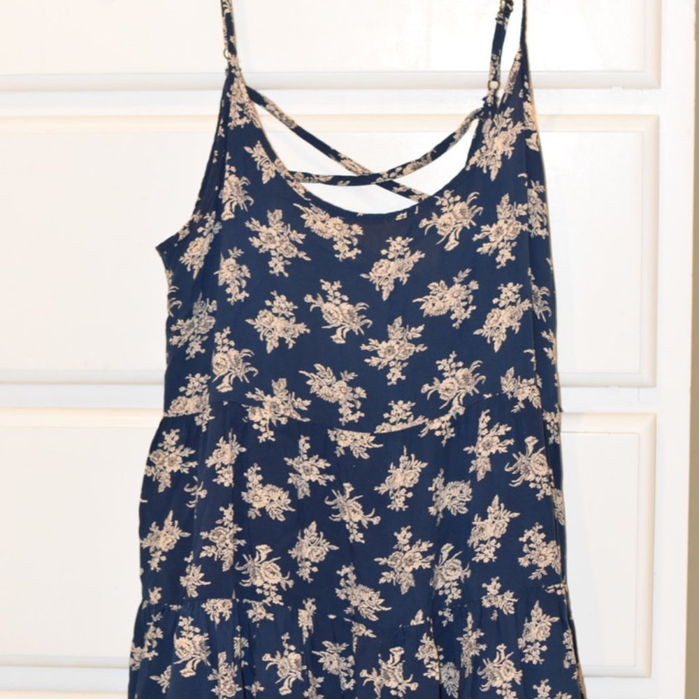 Hanger 221 Blue Flowy Dress